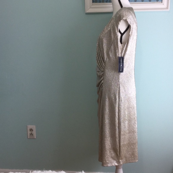 American Living- Metallica Bronze Dress - Picture 6 of 8